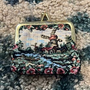 ⭐️ Vintage Dutch mill coin purse